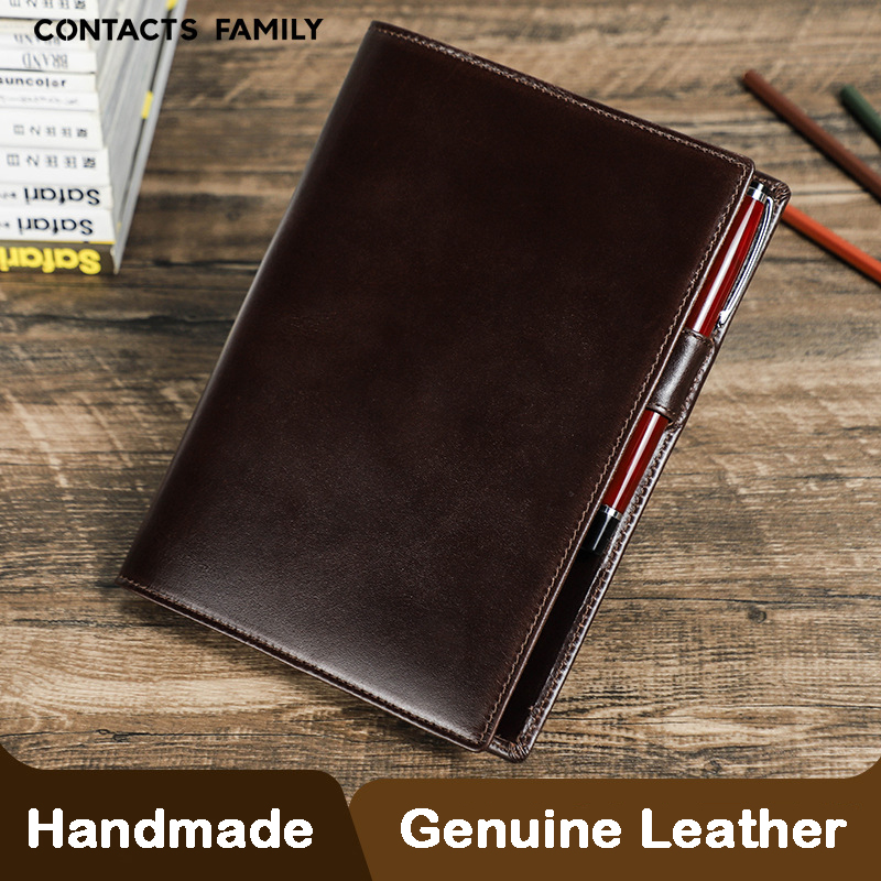 Office Stationery Supply Business - كمبيوتر محمول A5 من الجلد الطبيعي