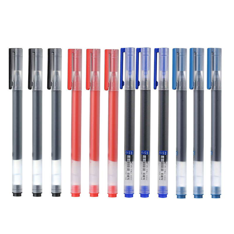 Office Stationery Supply Business - 12/6 قطعة/الوحدة هلام القلم 0.5 مللي
