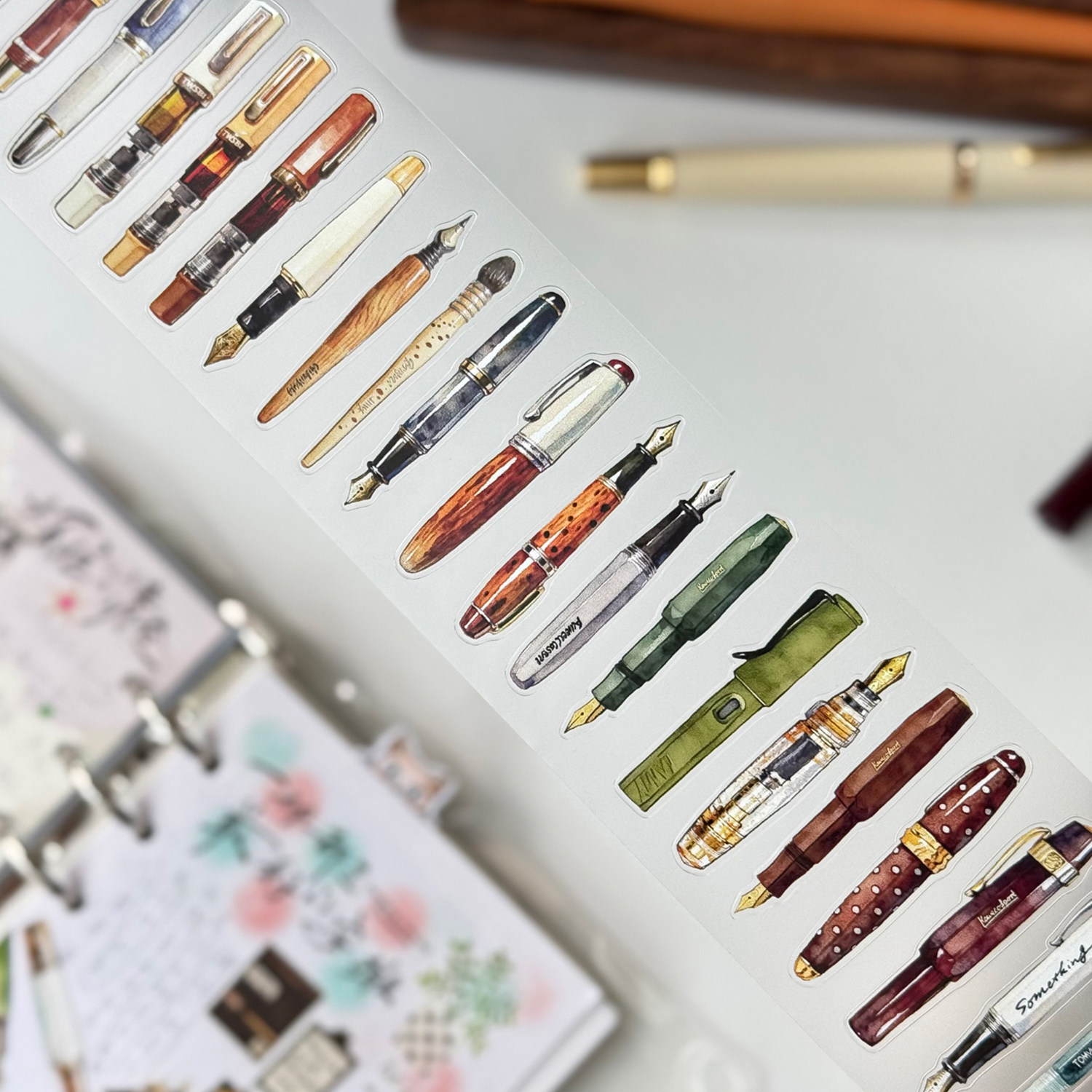 Washi Tape Set - شريط ورق واشي من مجموعة DengDeng