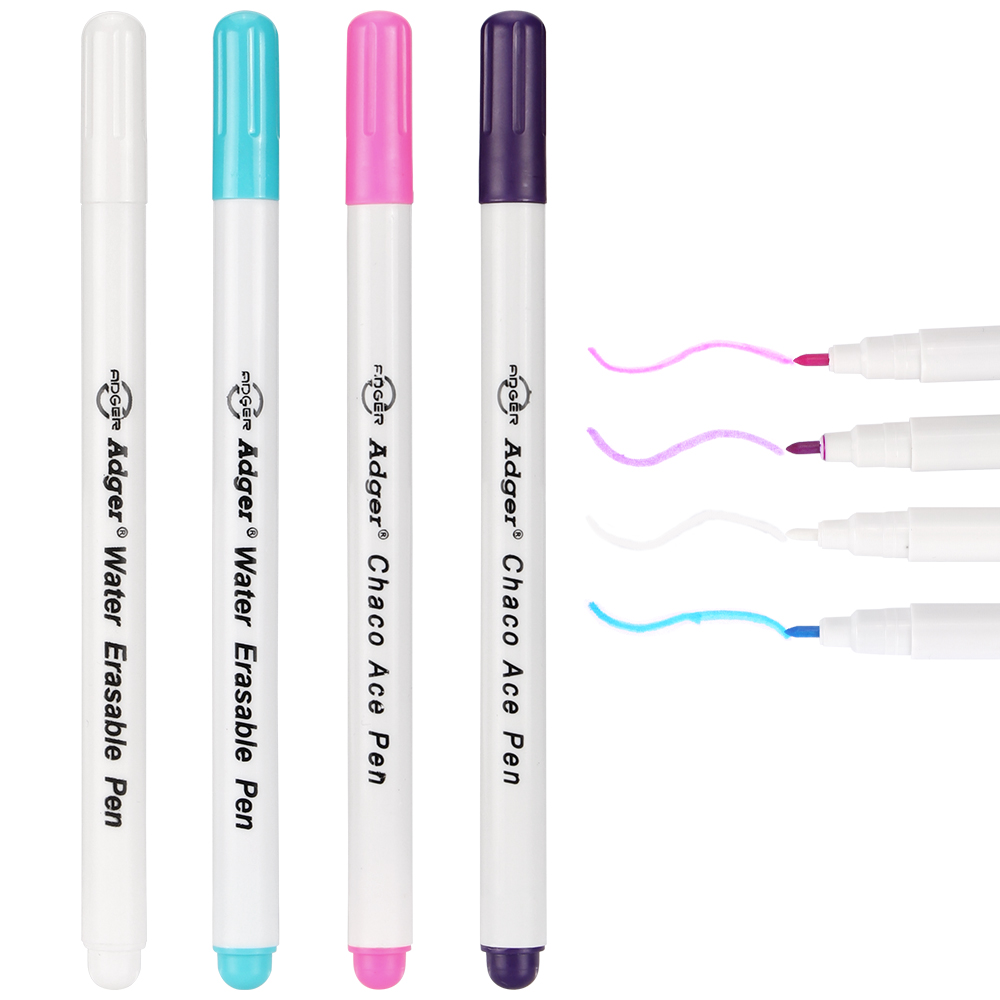 Whiteboard Marker Set - 4 قطع/مجموعة أقلام قماش قابلة للمسح