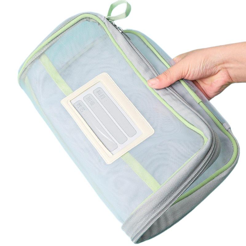 Is Stationery Office Supply - حقيبة تخزين قرطاسية A4 ذات طبقتين