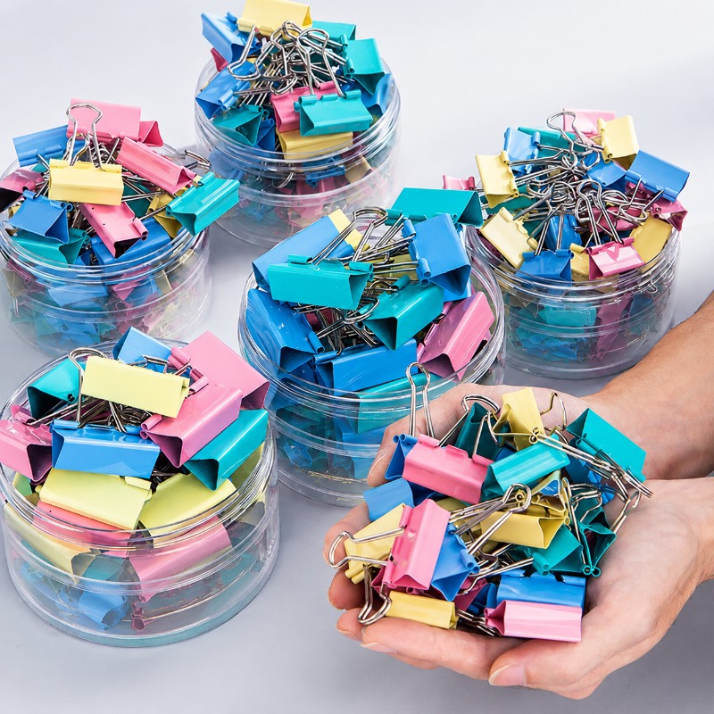 40 قطعة/مجموعة مشابك ورق معدني - مراجعة Is Stationery Office Supply وسعره