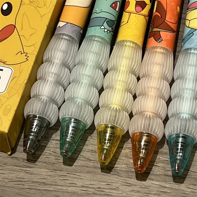 5 قطع بيكاتشو جل مجموعة أقلام  - مراجعة Gel Ink Pen Set وسعره