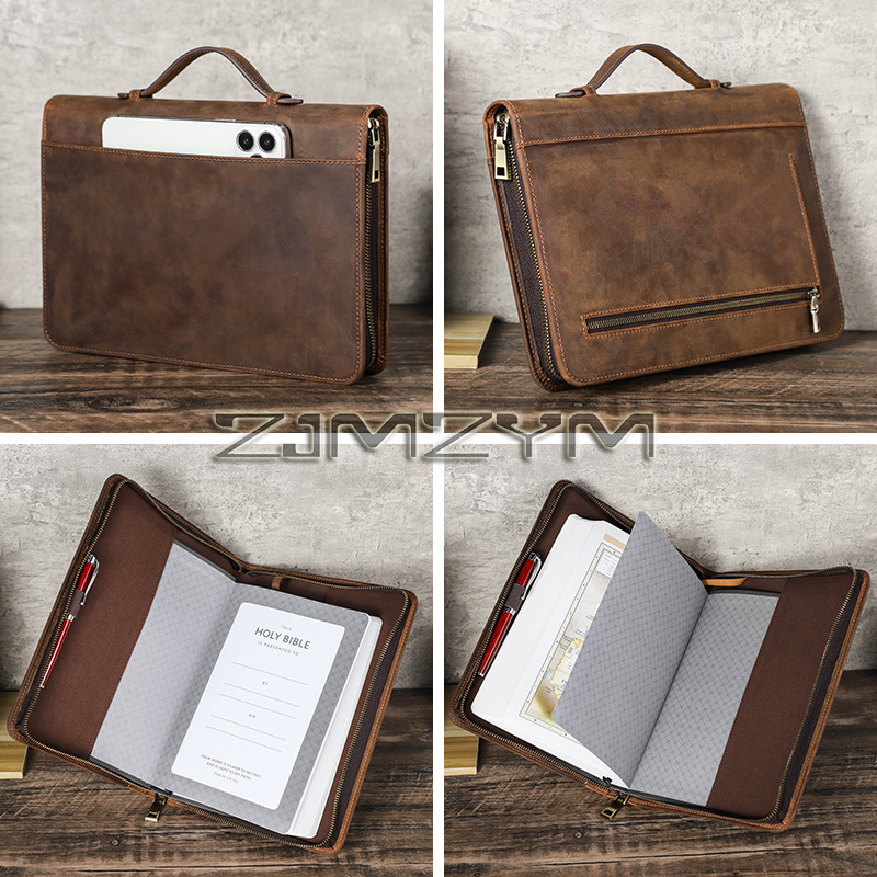 غلاف دفتر ملاحظات جلدي بتصميم  - مراجعة Office Stationery Supply Business وسعره