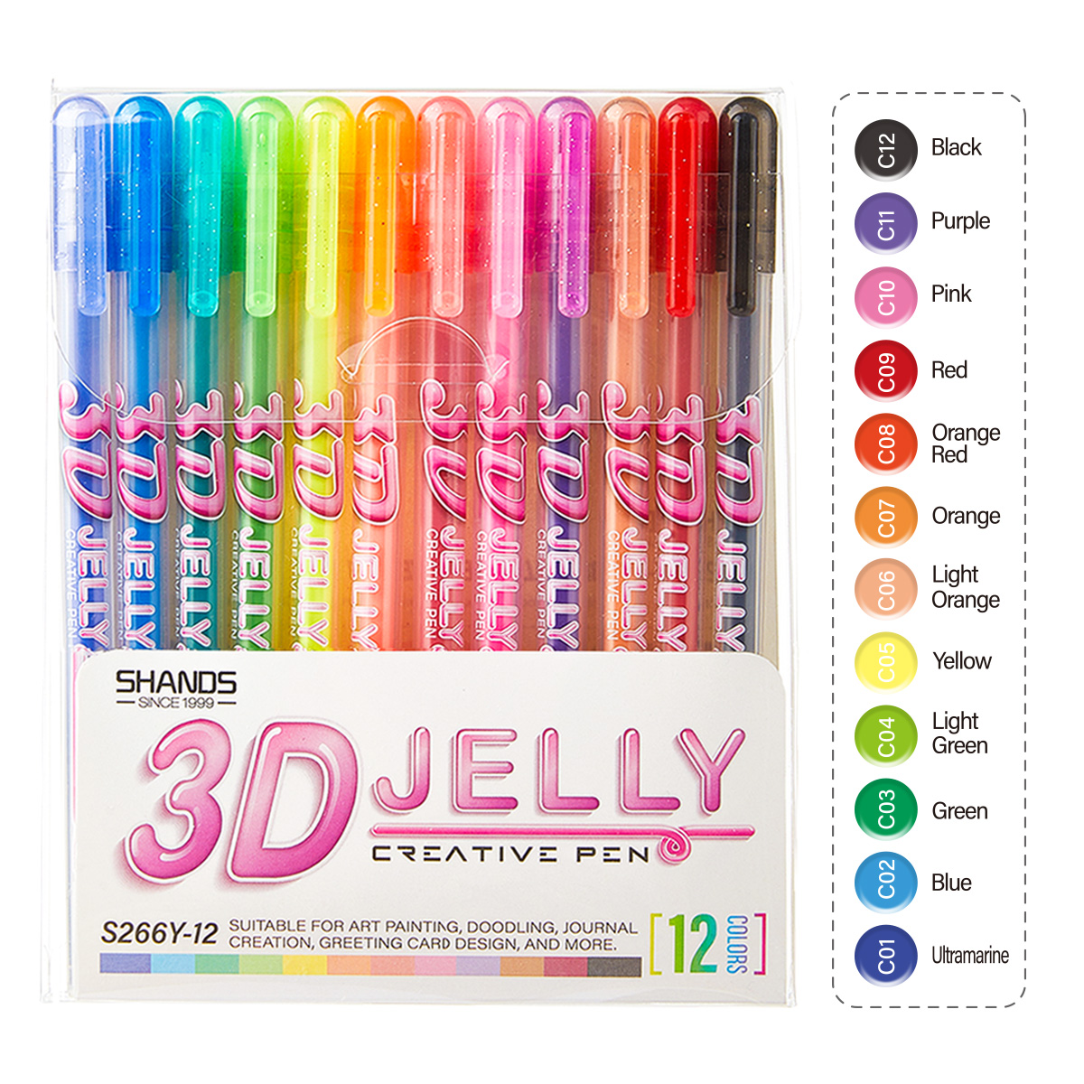 مجموعة أقلام جل جيلي ثلاثية ال - مراجعة Gel Ink Pen Set وسعره