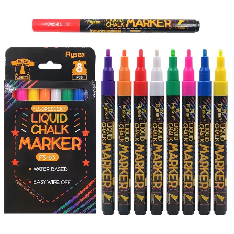 8 قطع من أقلام الطباشير السائل - مراجعة Whiteboard Marker Set وسعره