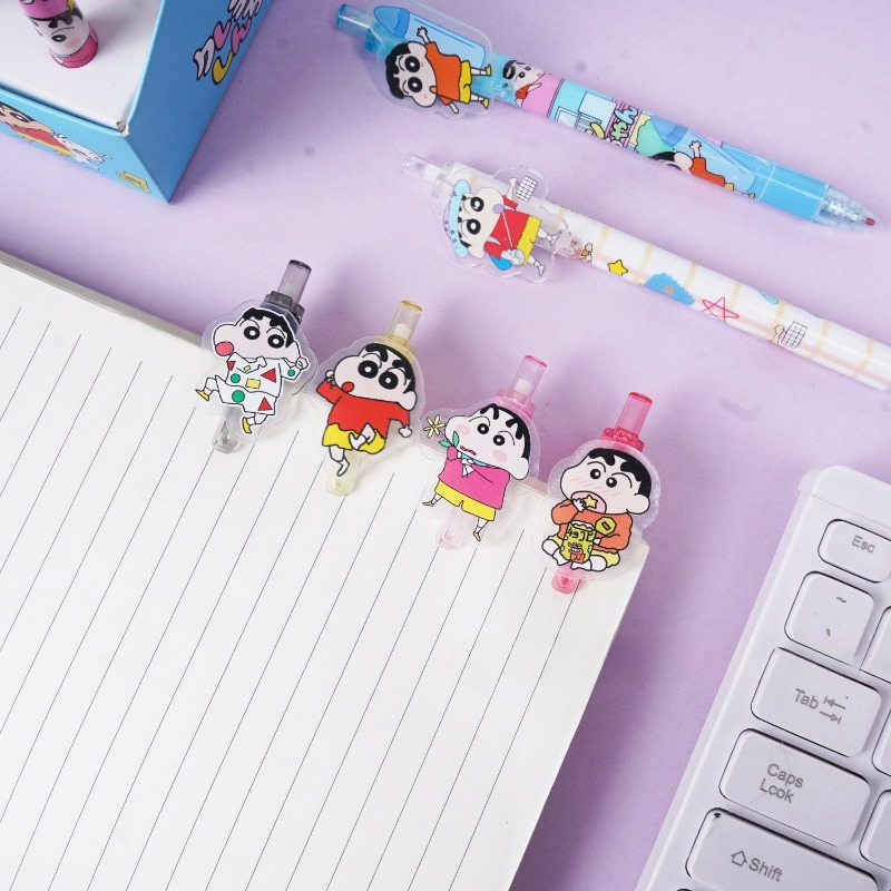 48pcs/box Crayon Shinchan Poin - مراجعة Is Stationery Office Supply وسعره