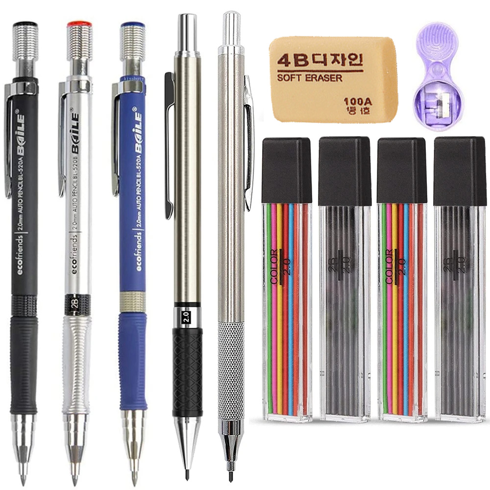 أقلام رصاص ميكانيكية 2.0 مم 2B - مراجعة Ideal Stationery & Office Supply وسعره