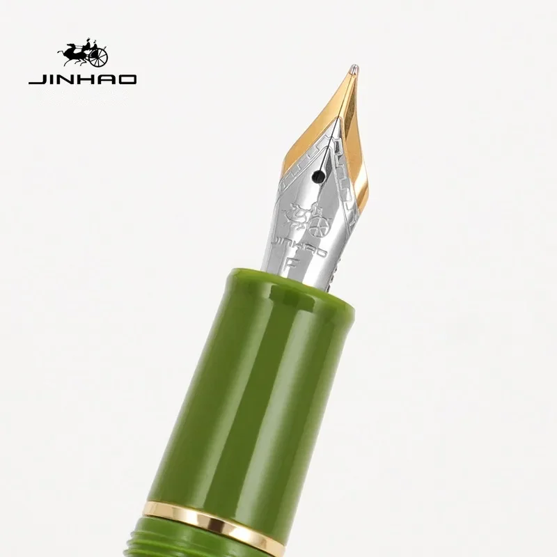 Jinhao 82 قلم حبر مشبك ذهبي EF - مراجعة Office Stationery Supply Business وسعره