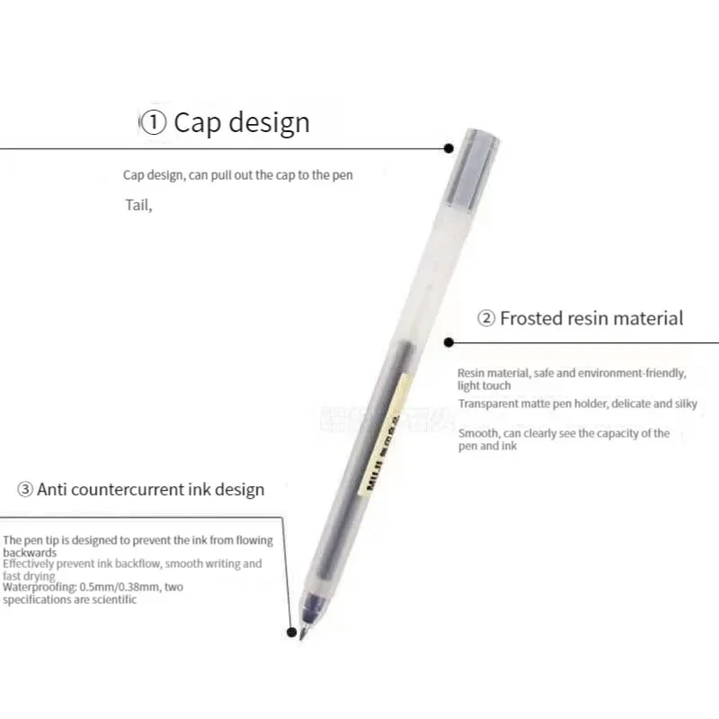 6/8 قطعة/المجموعة MUJIs هلام ا - مراجعة Gel Ink Pen Set وسعره