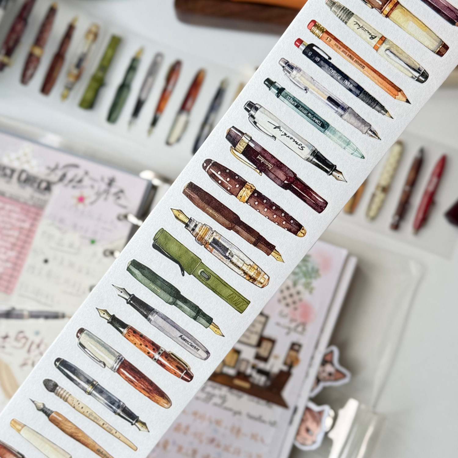 شريط ورق واشي من مجموعة DengDe - مراجعة Washi Tape Set وسعره