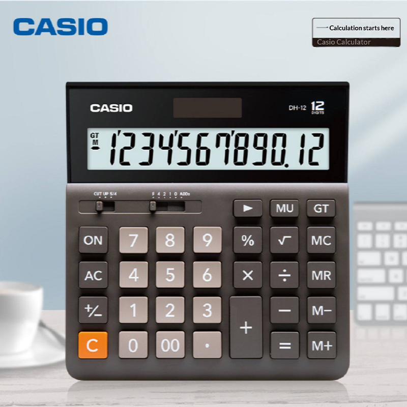آلة حاسبة كاسيو MH-12 للأعمال  - مراجعة Office Stationery Supply Business وسعره
