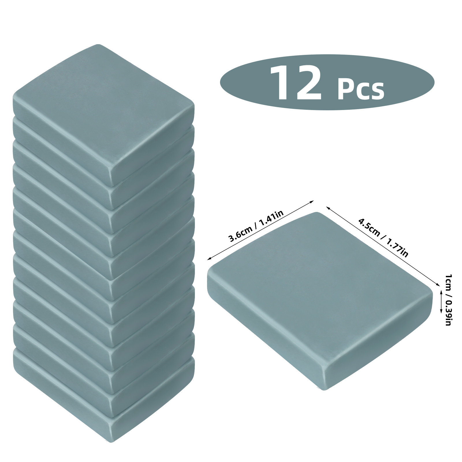 12 قطعة من ممحاة الرسم الفنية، - مراجعة Rubber Eraser Kneaded وسعره