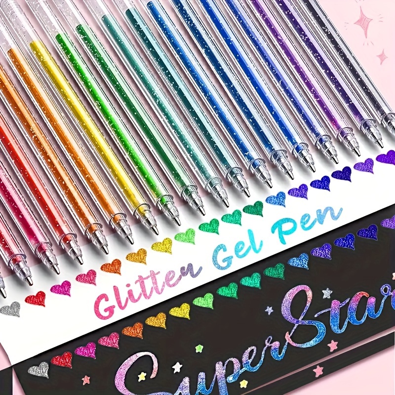 مجموعة أقلام جل لامعة خاصة مكو - مراجعة Gel Ink Pen Set وسعره